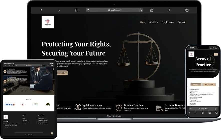 Website Pengacara