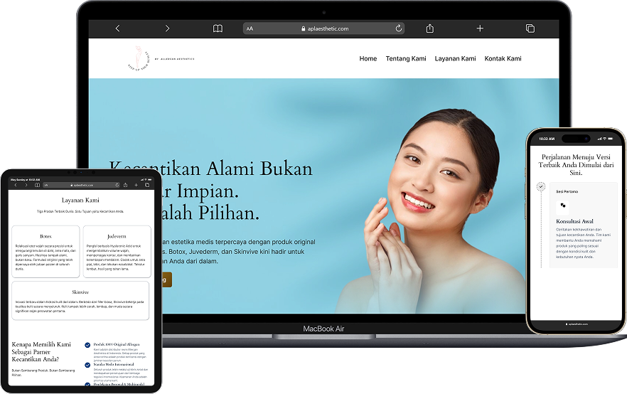 Website Kecantikan
